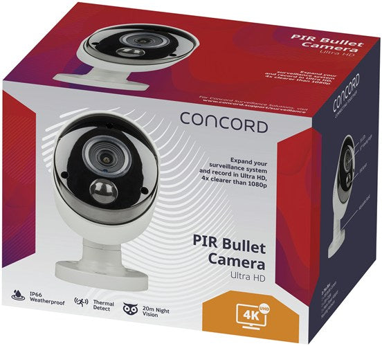 Concord AHD 4K PIR Bullet Camera