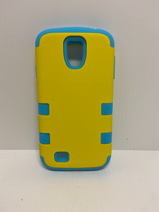 Samsung S4 Case Yellow/Blue