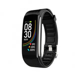 C6T Sport Fitness Wristband BT Heart Rate Monitor Body Temperature Smart Bracelet