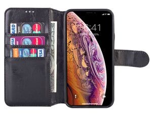 2-in-1 Synthetic Leather Wallet Case