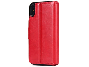 iPhone Xs Max 2-in-1 Synthetic Leather Wallet Case