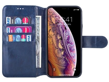 iPhone Xs Max 2-in-1 Synthetic Leather Wallet Case