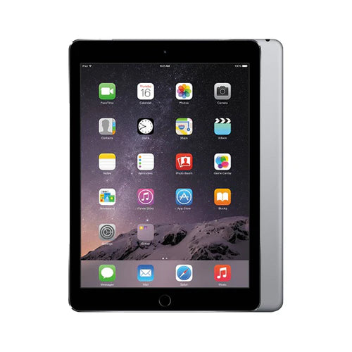 12 MONTH WARRANTY Free Shipping All iPad Air 2 devices feature a 9.7" 2048x1536 (264 PPI) LED-backlit IPS touch-sensitive "Retina" display with an anti-reflective coating and a "Touch ID" fingerprint sensor. Each is powered by a three-core 1.5 GHz Apple A8X processor and has 2 GB of RAM.