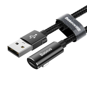 Baseus Rhythm Bent Connector Audio and Charging Cable USB For iP 2A 0.5m