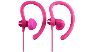 90° Sports Pink Earphones