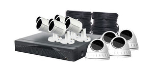 5MP Surveillance CCTV DVR +4 Dome/ +4 Bullet Camera Package