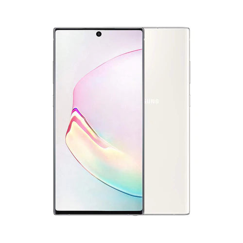 12 MONTH WARRANTY  30 Day Satisfaction Guarantee - Love it or return it!  Free Shipping  Galaxy Note10+ 5G  More than just a phone, Galaxy Note10+ is an all-in-one, super-powerful, super-connected, and super-thin multi-device with an intelligent S Pen.  Long-lasting Intelligent Battery With a 4,300mAh (typical) long-lasting battery, you'll have the power to do more throughout the day - and night.*