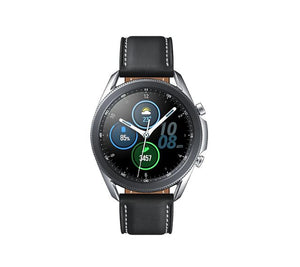 Samsung Galaxy Watch3 Bluetooth (45mm) Mystic Silver - 1.4" Super AMOLED Display,1.15GHz Dual Core CPU, Tizen OS, 8GB ROM,1GB RAM, 340mAh Battery